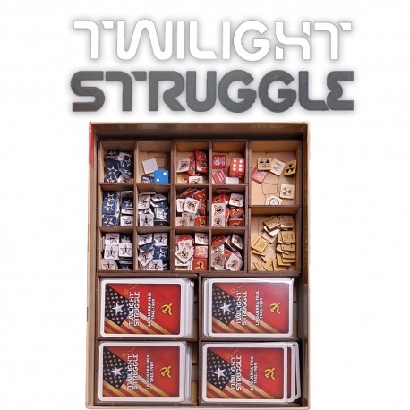 TWILIGHT STRUGGLE compatible insert from WithOut Mess