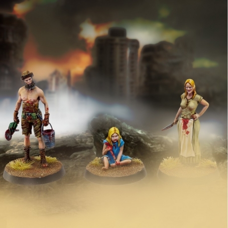 Cabin Family (3 miniatures pack)