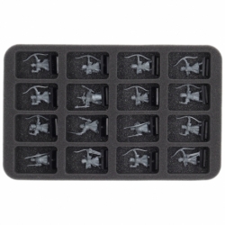 HS040A049 Feldherr foam tray for Kingdom of Bretonnia - 16 compartments