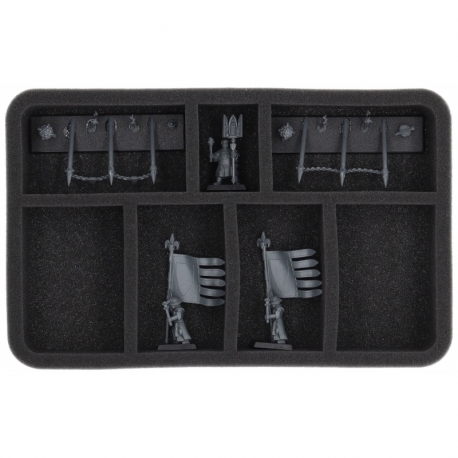 HS055A013 Feldherr foam tray for Kingdom of Bretonnia - 7 compartments