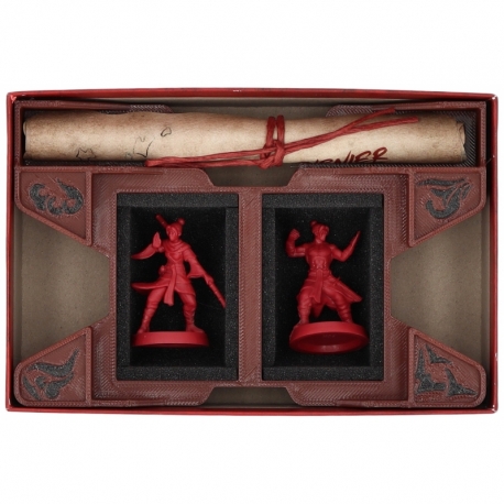 Feldherr Organizer inserción para HeroQuest: Hero Collection - Path of the Wandering Monk - caja del juego de mesa