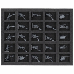 FS040A039 Feldherr foam tray for Kingdom of Bretonnia - 25 compartments