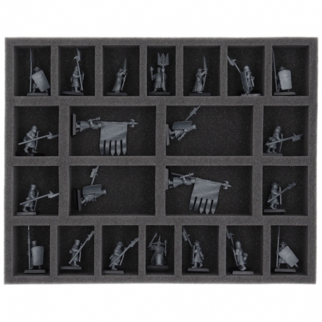 FS050A120 Feldherr foam tray for Kingdom of Bretonnia - 22 compartments