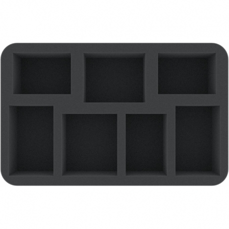 HS060A077 Feldherr foam tray for Tribes of Orcs and Goblins - 7 compartments