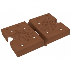 Feldherr tarjetero para cartas Oversize 80 x 120 mm - plegable y con cierre