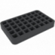 HSMFLX035BO 35 mm Half-Size foam tray with 40 compartments