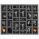 Feldherr Organizer inserts + foam for Bardsung: Legend of the Ancient Forge - core game box
