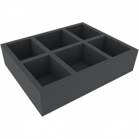 FS080A014 Feldherr foam tray for Kingdom of Bretonnia - 6 compartments