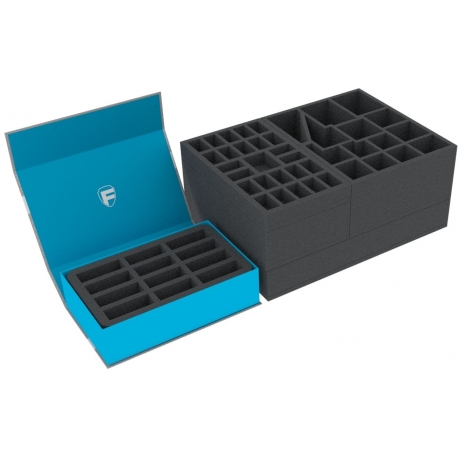 Feldherr foam insert + Magnetic Box blue for Mythic Battles: Ragnarök - core game - miniatures
