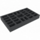 IXMFLS035BO 300 mm x 175 mm x 35 mm foam tray for board games with 25 compartments