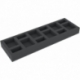 IWMFLL025BO 280 mm x 90 mm x 25 mm foam tray for board games with 12 compartments