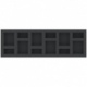 IWMFLL025BO 280 mm x 90 mm x 25 mm foam tray for board games with 12 compartments