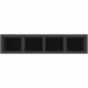 ITMFLK050BO 280 mm x 55 mm x 50 mm foam tray for board games with 4 compartments