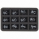 HS040A043 Feldherr foam tray for Legiones Astartes - 12 compartments