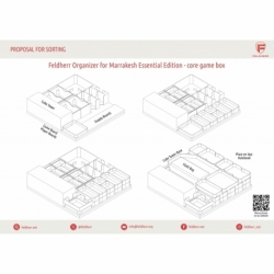 Feldherr Organizer Insert for Marrakesh: Essential Edition - core game box