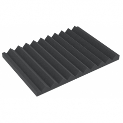 DDMEWC040 360 mm x 260 mm x 28 mm Feldherr zig-zag pattern foam tray crosswise for Euro Container 40 x 30