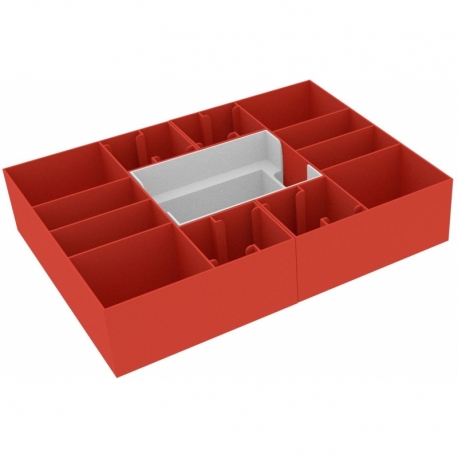 Feldherr Organizer Insert para HeroQuest (2021) - Profecía de Telor - caja del juego de mesa
