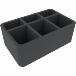 HS100A015 Feldherr Half-Size foam tray for T’au Empire - 6 compartments