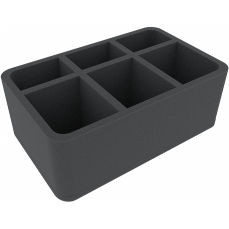 HS100A015 Feldherr Half-Size foam tray for T’au Empire - 6 compartments