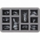 HS060A074 Feldherr Half-Size foam tray for Necrons - 10 compartments