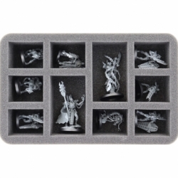HS060A074 Feldherr Half-Size foam tray for Necrons - 10 compartments