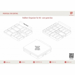 Feldherr Organizer Insert for IKI - core game box