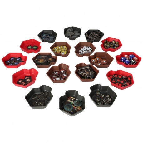 Feldherr SHELL token tray set for Resident Evil: The Board Game - 18 trays