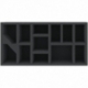 BEMFKX050BO 285 mm x 142,5mm x 50 mm foam tray for board games with 12 compartments