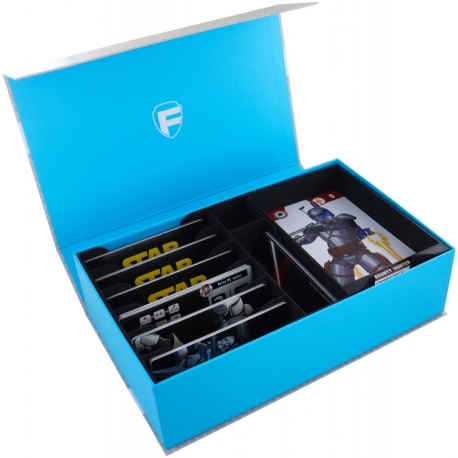 Feldherr Magnetic Box blue for Star Wars: Shatterpoint - 760 cards + game material