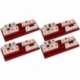 4 pcs. value set Feldherr plastic rack for Rummikub - 4 slots