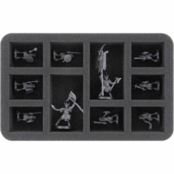 Feldherr Half-Size Case 50 for 28 mm figures - 10 miniatures