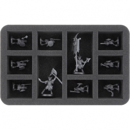Feldherr Half-Size Case 50 for 28 mm figures - 10 miniatures