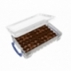 Feldherr paint rack set for 4L Really Useful Boxes - 56 Citadel Paint Pots (18ml / 24ml)