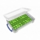 Feldherr paint rack set for 4L Really Useful Boxes - 56 Citadel Paint Pots (18ml / 24ml)