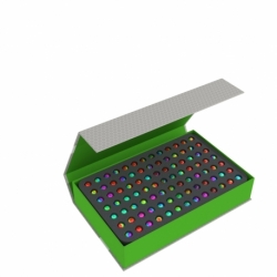 Feldherr Magnetic Box green for marbles