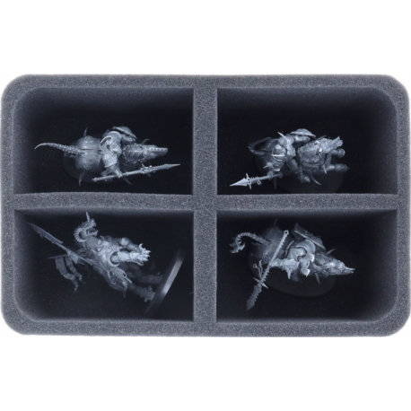 HS100A014 Feldherr foam tray for Slaves to Darkness - 4 compartments