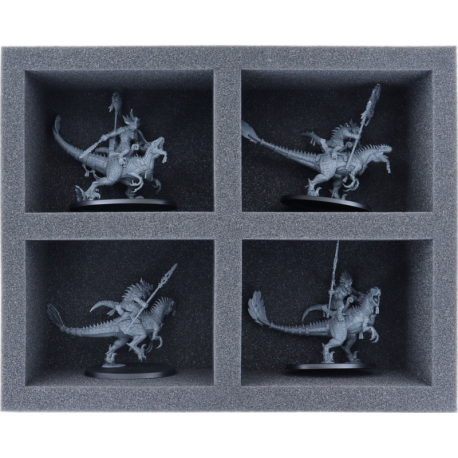 FS080A013 Feldherr foam tray for Seraphon - 4 compartments