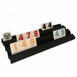 Feldherr plastic rack for Rummikub Large Numbers Edition - 3 slots