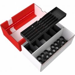 Feldherr Storage Box TCHS105 for miniatures + color bottles + brushes