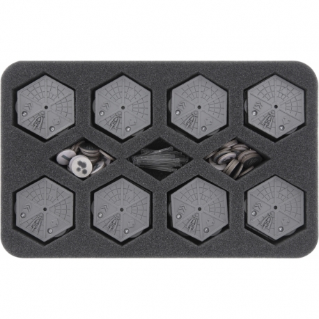 Feldherr Storage Box FSLB040 for Aeronautica Imperialis: Imperial Navy - Thunderbolt Fighter + flying bases