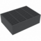 DDMFIW110BO 360 mm x 260 mm x 110 mm foam tray with 48 compartments