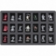 IG035A001 foam tray for Really Useful Boxes - 21 miniatures