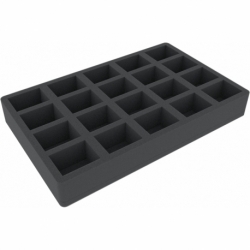 IG045A001 foam tray for Really Useful Boxes - 20 miniatures