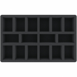 IG055A001 foam tray for Really Useful Boxes - 16 miniatures