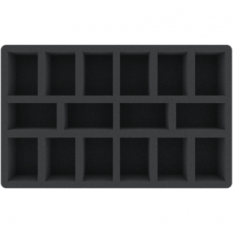 IG055A001 foam tray for Really Useful Boxes - 16 miniatures