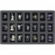 Feldherr foam set for 9L Really Useful Boxes - 42 miniatures + tanks / monsters
