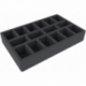 Feldherr foam set for 4L Really Useful Boxes - 16 Miniatures