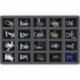 Feldherr foam set for 9L Really Useful Boxes - 60 miniatures