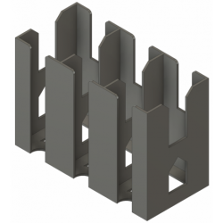 Feldherr card holder for playing cards in Standard Card Game Size - 1350 cards - 3 compartments