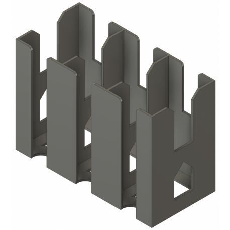 Feldherr card holder for playing cards in Standard Card Game Size - 1350 cards - 3 compartments